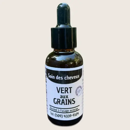 L'huile VERTE aux GRAINS